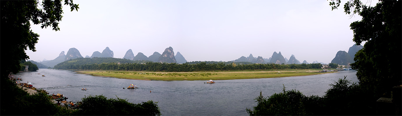 Li River panorama, Yangshuo