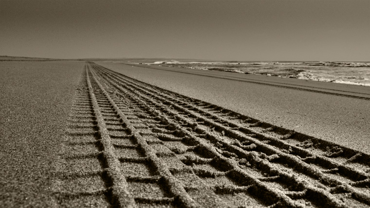 Beach tracks