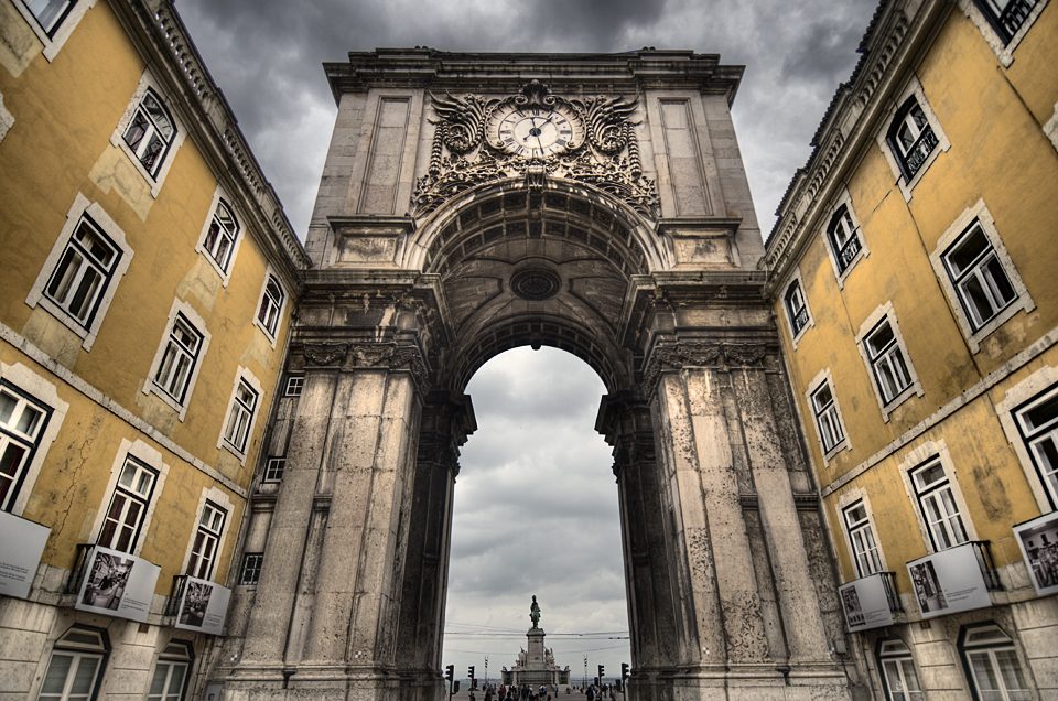 Imposing arch