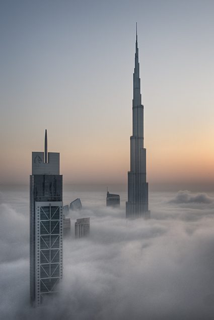 Foggy sunrise in Dubai #5