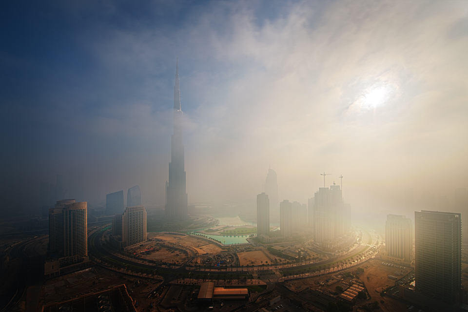 Foggy sunrise in Dubai #6