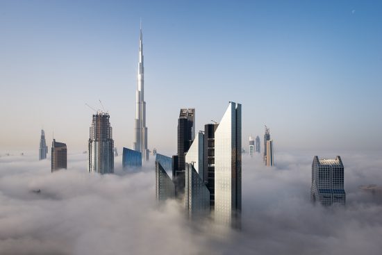 Foggy sunrise in Dubai #7