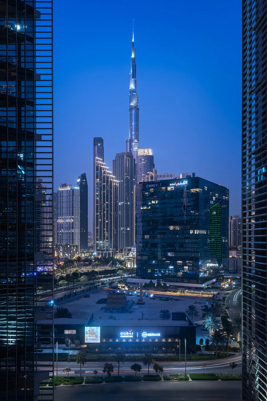 View of the Burj Khalifa from the Anantara Hotel Downtown